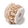 Handmade Natural Rose Quartz Chip Beaded Chains CHC-F020-02G-02-3