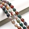 Natural Indian Agate Beads Strands G-B106-A21-01-2