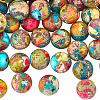 45Pcs Dyed Natural Imperial Jasper Beads G-SC0003-90A-1