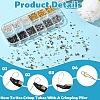 Tube Brass Crimp Beads DIY-YW0017-13-5