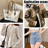 10Pcs 2 Colors Resin Rhinestone Iron on/Sew on Cloth Patches DIY-CY0003-31-5