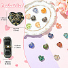 16Pcs 15 Colors Handmade Lampwork Beads LAMP-CJ0002-47-2