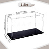 Transparent Plastic Minifigures Display Case ODIS-WH0043-144A-2