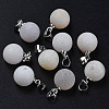 Natural Agate Charms G-Q998-036C-2