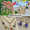 50Pcs Handmade Millefiori Beads Pendants PALLOY-PH0022-35-6