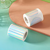 2 Rolls 2 Styles Vinyl Plastic Printable Holographic Stickers OFST-TA0001-11B-5