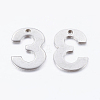 Tarnish Resistant 201 Stainless Steel Pendants STAS-F128-01P-3-2
