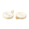 Rack Plating Brass Pendants with Jump Ring KK-F852-22G-2