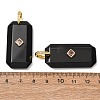 Natural Obsidian Pendants GG-CBA51ED-05G-04-2