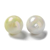Two Tone Opaque Acrylic Beads SACR-P024-01B-W07-2