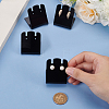 Acrylic Slant Bacl Earring Display Stands EDIS-WH0031-28C-01-3