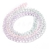 Transparent Painted Glass Beads Strands DGLA-A034-T4mm-A23-5