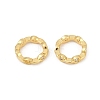 Brass Clear Cubic Zirconia Bead Frame KK-D375-33G-01-1