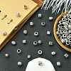 100Pcs 10 Styles Tibetan Style Alloy European Beads FIND-CJ0003-72-5
