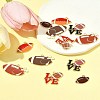 16Pcs 6 Styles Alloy Enamel Pendants ENAM-FS0002-44-10