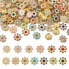 260Pcs 13 Style CCB Plastic with Rhinestones Cabochons FIND-CW0001-10-1