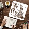 Plastic Reusable Drawing Painting Stencils Templates DIY-WH0202-360-3