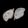 Natural Quartz Carved Pendants G-H357-05G-09-3