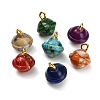 Dyedn Synthetic Imperial Jasper Pendants GG-CBAA20A-10G-01-1