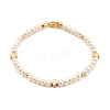 Natural Cultured Freshwater Pearl Beaded Bracelets BJEW-JB05386-03-1