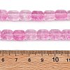 Transparent Glass Beads Strands GL-A001-01A-04-2