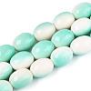 Spray Painted Synthetic Turquoise Beads Strands TURQ-T004-15A-1
