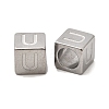 304 Stainless Steel European Beads STAS-D382-02U-P-1