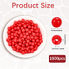 Opaque Acrylic Beads MACR-SP0001-85C-2