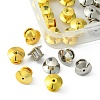 32Pcs 2 Colors Alloy Locking Pin Backs FIND-YW0001-84-3