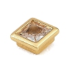 Brass Pave Cubic Zirconia Cabochons CU-CBA30E8-05G-03-2