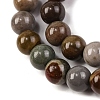 Natural Picture Jasper Beads Strands G-H037-A01-04-4