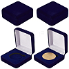 Velvet Badge Storage Gift Boxes CON-WH0092-78A-02-1