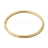 Hammered 304 Stainless Steel Bangles for Women BJEW-D408-03G-2