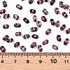 Picasso Spray Painted Glass Seed Beads SEED-T006-04-21-4