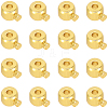 80Pcs Brass Crimp Beads KK-BBC0025-89G-7