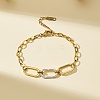 201 Stainless Steel Cable Chain Bracelets DV2577-5