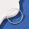 925 Sterling Silver Plain Band Finger Rings RJEW-P165-01B-S-2