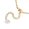 304 Stainless Steel Tree of Life and Nuggets Natural Ametrine Pendant Bib Necklaces for Women NJEW-JN05665-4