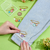 5Pcs Iron Safety Pin Brooches JEWB-PH01272-3