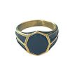 304 Stainless Steel with Glass Finger Rings for Men FS-WGAAEBE-05-1