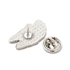 Dog Enamel Pin with Brass Butterfly Clutches JEWB-A006-03H-3