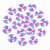Handmade Polymer Clay Beads Strands X-CLAY-R091-8mm-01-3