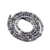 Natural Tanzanite Beads Strands LS-G-S387-A01-3mm-3