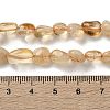 Natural Citrine(Heated) Beads Strands G-F827-A01-01-5