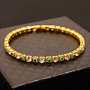 Brass & Clear Cubic Zirconia & Resin Evil Eye Tennis Bracelets for Women FS-WG6CA97-18-1