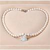 Natural Freshwater Pearl Beaded Necklaces for Women WGE4EAE-13-1