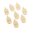 Brass Pendants KK-O140-20G-09-1