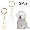 Iron Plastic Keychains KEYC-FZC0001-001C-G-1