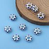 Alloy Rhinestone European Beads CPDL-H999-17-6