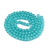 Transparent Glass Imitation Cat Eye Beads Strands GLAA-Q110-01B-07-2